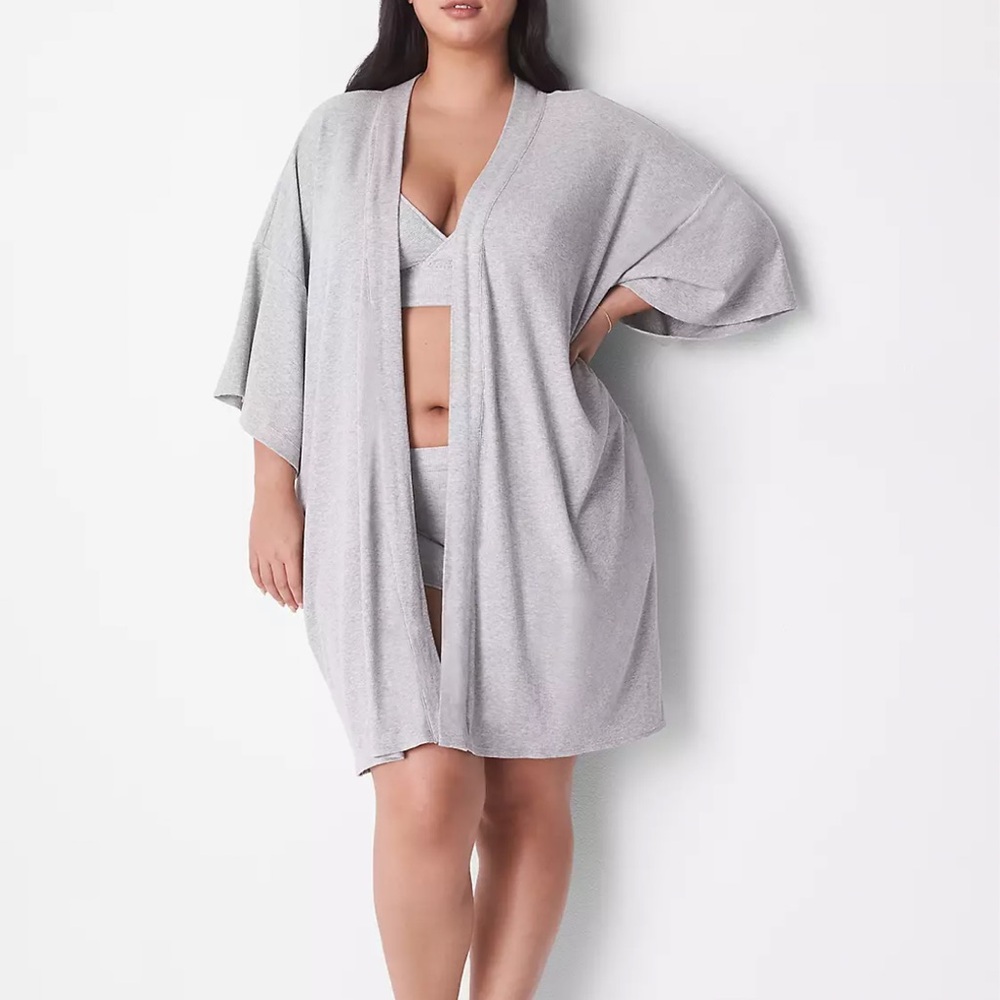 Lane Bryant | Ribbed Kimono Robe